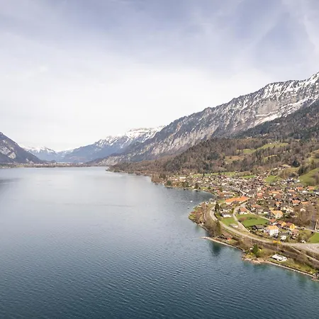 Bijou Side Sauna - Panorama-terrasse, Sauna Und Seeblick Appartement Leissigen