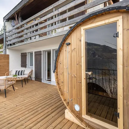 Bijou Side Sauna - Panorama-terrasse, Sauna Und Seeblick 公寓 *