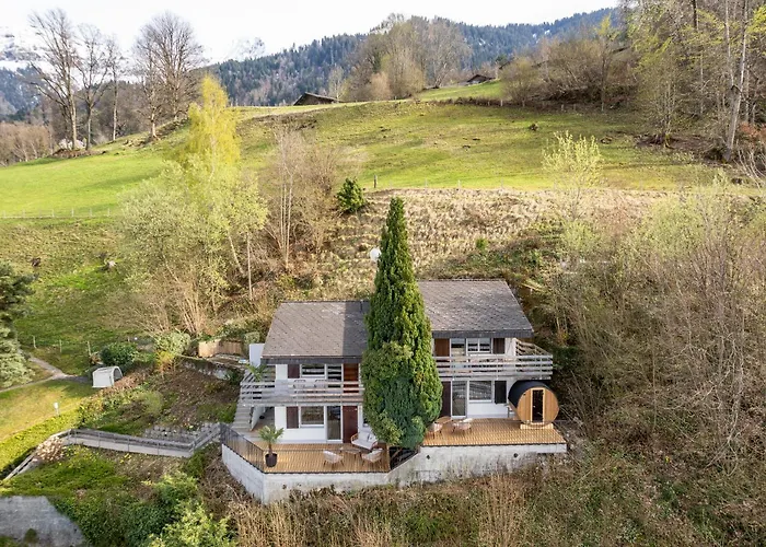 Lejlighed Bijou Side Sauna - Panorama-terrasse, Sauna Und Seeblick Leissigen