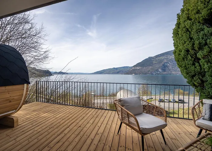 Lägenhet Bijou Side Sauna - Panorama-terrasse, Sauna Und Seeblick *