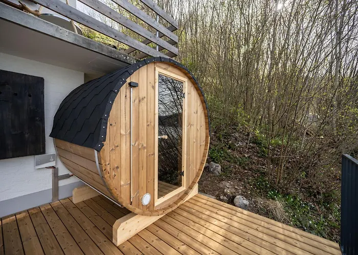 Bijou Side Sauna - Panorama-terrasse, Sauna Und Seeblick Lejlighed