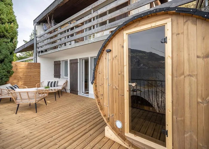 Bijou Side Sauna - Panorama-terrasse, Sauna Und Seeblick Appartamento *